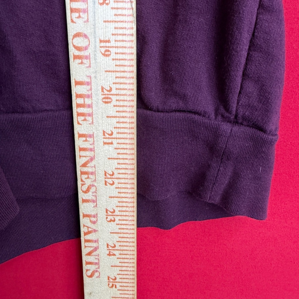 On Fire California Republic Quarter Zip Sweatshirt Maroon White Colorblock Large - Picture 6 of 8